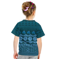 Bula Fiji Iri ni Meke Kid T Shirt Karakarawa Fijian Masi - Polynesian Pride