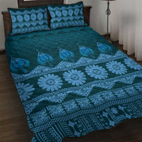 Bula Fiji Iri ni Meke Quilt Bed Set Karakarawa Fijian Masi - Polynesian Pride