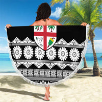 Fiji Tapa Rugby Custom Beach Blanket Go Fijiana LT14 - Polynesian Pride