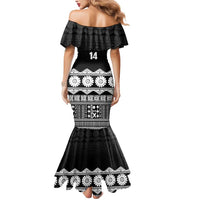 Fiji Tapa Rugby Custom Mermaid Dress Go Fijiana - Polynesian Pride