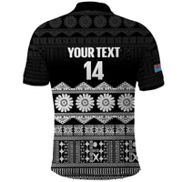 Fiji Tapa Rugby Custom Polo Shirt Go Fijiana - Polynesian Pride