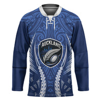 Auckland 2026 Rugby Custom Hockey Jersey NZ Maori Silver Fern