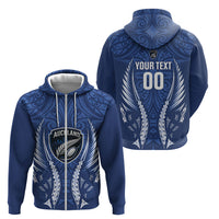 Auckland 2026 Rugby Custom Zip Hoodie NZ Maori Silver Fern