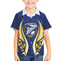 Bay of Plenty 2026 Rugby Custom Kid Hawaiian Shirt NZ Maori Silver Fern