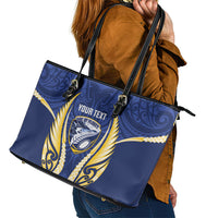 Bay of Plenty 2026 Rugby Custom Leather Tote Bag NZ Maori Silver Fern