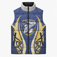 Bay of Plenty 2026 Rugby Custom Sleeveless Puffer Jacket NZ Maori Silver Fern