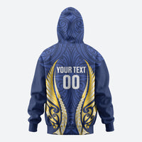 Bay of Plenty 2026 Rugby Custom Zip Hoodie NZ Maori Silver Fern