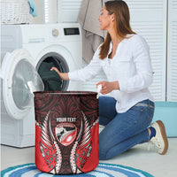 Canterbury 2026 Rugby Custom Laundry Basket NZ Maori Silver Fern