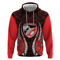 Canterbury 2026 Rugby Custom Hoodie NZ Maori Silver Fern