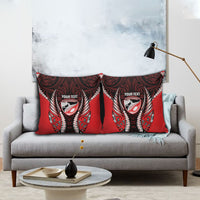 Canterbury 2026 Rugby Custom Pillow Cover NZ Maori Silver Fern