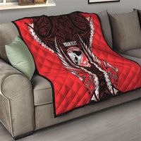 Canterbury 2026 Rugby Custom Quilt NZ Maori Silver Fern