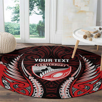Canterbury 2026 Rugby Custom Round Carpet NZ Maori Silver Fern