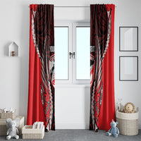 Canterbury 2026 Rugby Custom Window Curtain NZ Maori Silver Fern