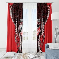 Canterbury 2026 Rugby Custom Window Curtain NZ Maori Silver Fern