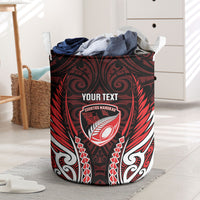 Counties Manukau 2026 Rugby Custom Laundry Basket NZ Maori Silver Fern