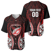Counties Manukau 2026 Rugby Custom Baseball Jersey NZ Maori Silver Fern