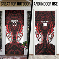 Counties Manukau 2026 Rugby Custom Door Cover NZ Maori Silver Fern