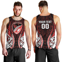 Counties Manukau 2026 Rugby Custom Men Tank Top NZ Maori Silver Fern