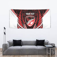 Counties Manukau 2026 Rugby Custom Tapestry NZ Maori Silver Fern