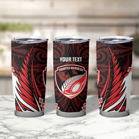 Counties Manukau 2026 Rugby Custom Tumbler Cup NZ Maori Silver Fern