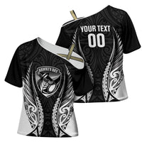 Hawke's Bay 2026 Rugby Custom Cross Shoulder Shirt NZ Maori Silver Fern
