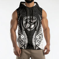 Hawke's Bay 2026 Rugby Custom Sleeveless Zip Hoodie NZ Maori Silver Fern
