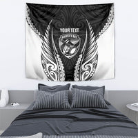 Hawke's Bay 2026 Rugby Custom Tapestry NZ Maori Silver Fern