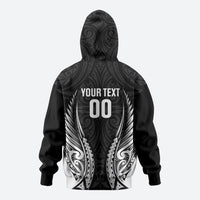 Hawke's Bay 2026 Rugby Custom Zip Hoodie NZ Maori Silver Fern
