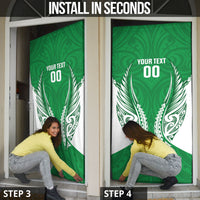Manawatu 2026 Rugby Custom Door Cover NZ Maori Silver Fern