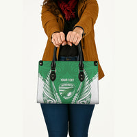 Manawatu 2026 Rugby Custom Leather Bag NZ Maori Silver Fern