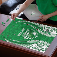 Manawatu 2026 Rugby Custom Puzzle NZ Maori Silver Fern