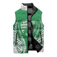 Manawatu 2026 Rugby Custom Sleeveless Puffer Jacket NZ Maori Silver Fern