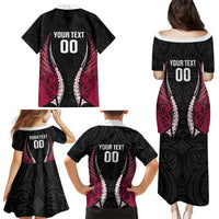 North Harbour 2026 Rugby Custom Family Matching Puletasi and Hawaiian Shirt NZ Maori Silver Fern LT14 - Polynesian Pride