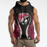 North Harbour 2026 Rugby Custom Sleeveless Zip Hoodie NZ Maori Silver Fern