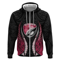 North Harbour 2026 Rugby Custom Zip Hoodie NZ Maori Silver Fern