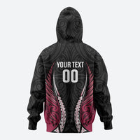 North Harbour 2026 Rugby Custom Zip Hoodie NZ Maori Silver Fern