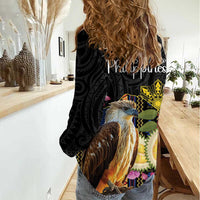 Kadayawan Philippines Women Casual Shirt Filipino Eagle Happy 39th Anniversary LT14 - Polynesian Pride