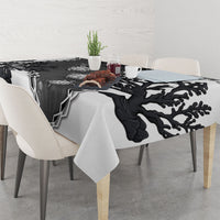 Black Coral Hawaii Tablecloth Ekaha Ku Moana Honu Sea Turtle