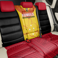Papua New Guinea Rubgby Back Car Seat Cover Pacific 2023 Go PNG Kumuls LT14 - Polynesian Pride