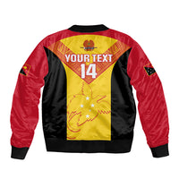 Custom Papua New Guinea Rubgby Bomber Jacket Pacific 2023 Go PNG Kumuls LT14 - Polynesian Pride