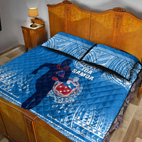 Samoa Rugby Quilt Bed Set Pacific 2023 Go Toa Samoa LT14 - Polynesian Pride