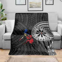 Philippines Strong Blanket Filipino Map Polynesian Tattoo - Polynesian Pride