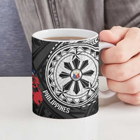 Philippines Strong Ceramic Mug Filipino Map Polynesian Tattoo - Polynesian Pride
