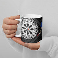 Philippines Strong Ceramic Mug Filipino Map Polynesian Tattoo - Polynesian Pride
