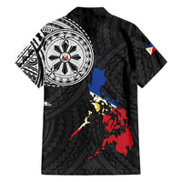 Philippines Strong Family Matching Long Sleeve Bodycon Dress and Hawaiian Shirt Filipino Map Polynesian Tattoo - Polynesian Pride