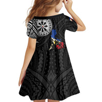 Philippines Strong Family Matching Summer Maxi Dress and Hawaiian Shirt Filipino Map Polynesian Tattoo LT14 - Polynesian Pride