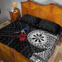 Philippines Strong Quilt Bed Set Filipino Map Polynesian Tattoo - Polynesian Pride