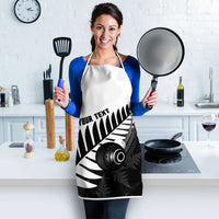 New Zealand Lawn Bowls Custom Apron Aotearoa Silver Fern - Polynesian Pride
