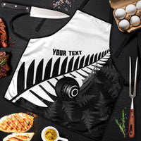 New Zealand Lawn Bowls Custom Apron Aotearoa Silver Fern - Polynesian Pride