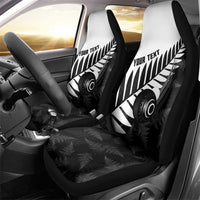 New Zealand Lawn Bowls Custom Car Seat Cover Aotearoa Silver Fern - Polynesian Pride